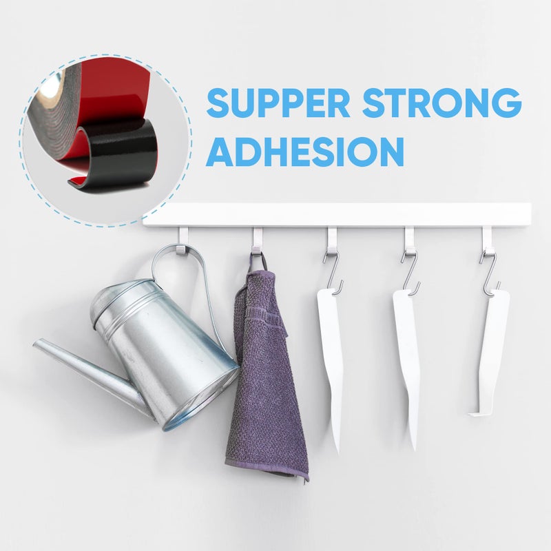 HpP شريط لاصق مزدوج الجوانب HPP، شريط قوي وعالي التحمل للاستخدام الداخلي والخارجي (1 بوصة × 16 قدم) - Image 3